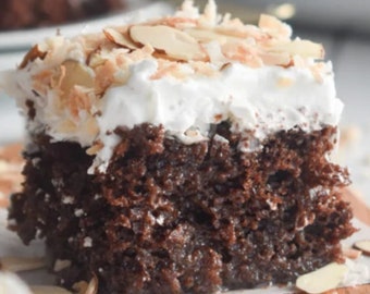 Almond Joy Cake Recipe Digital Download