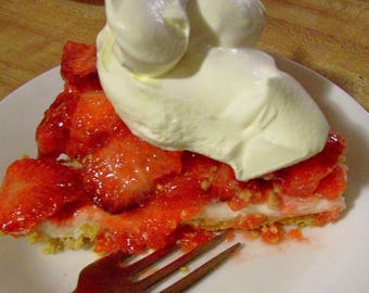 AMISH Country STRAWBERRY PIE Recipe Digital Download