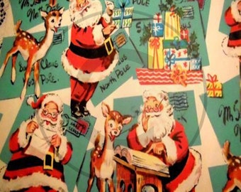 Vintage Xmas Paper Etsy
