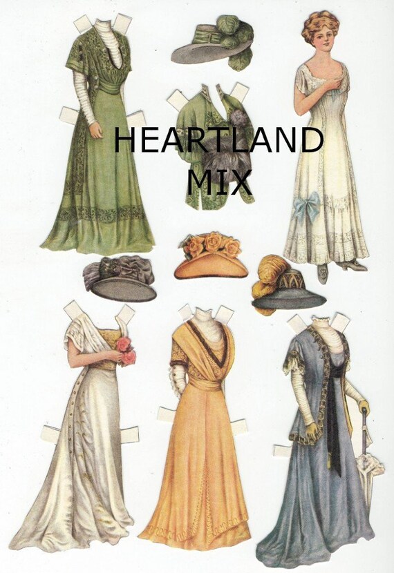 victorian paper dolls