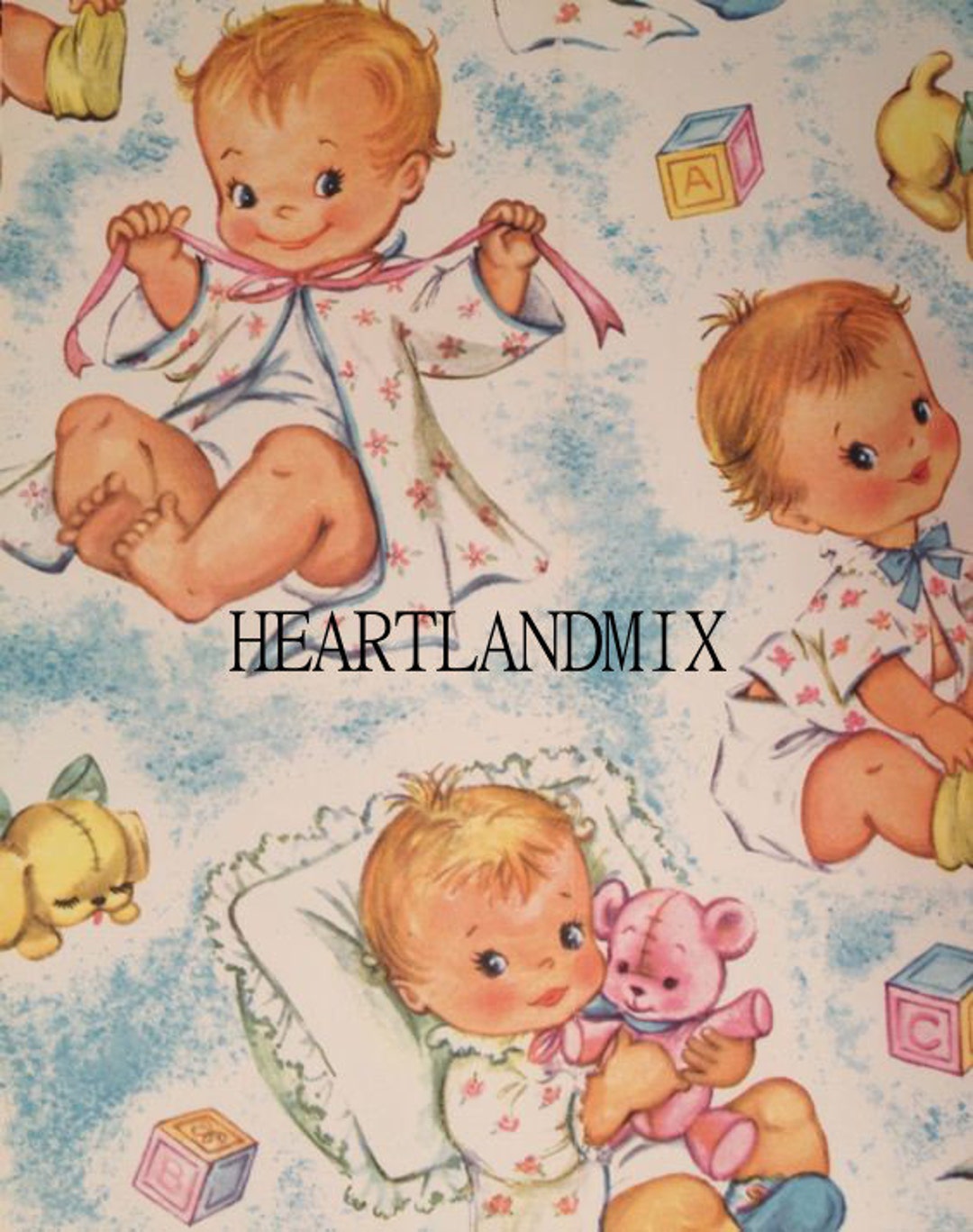 Baby Gift Wrapping Paper Download Printable Shower Gift Etsy