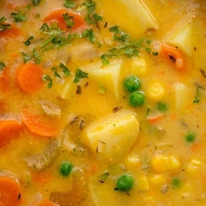 Grandma's Creamy Vegetable Soup Recipe Digital Download