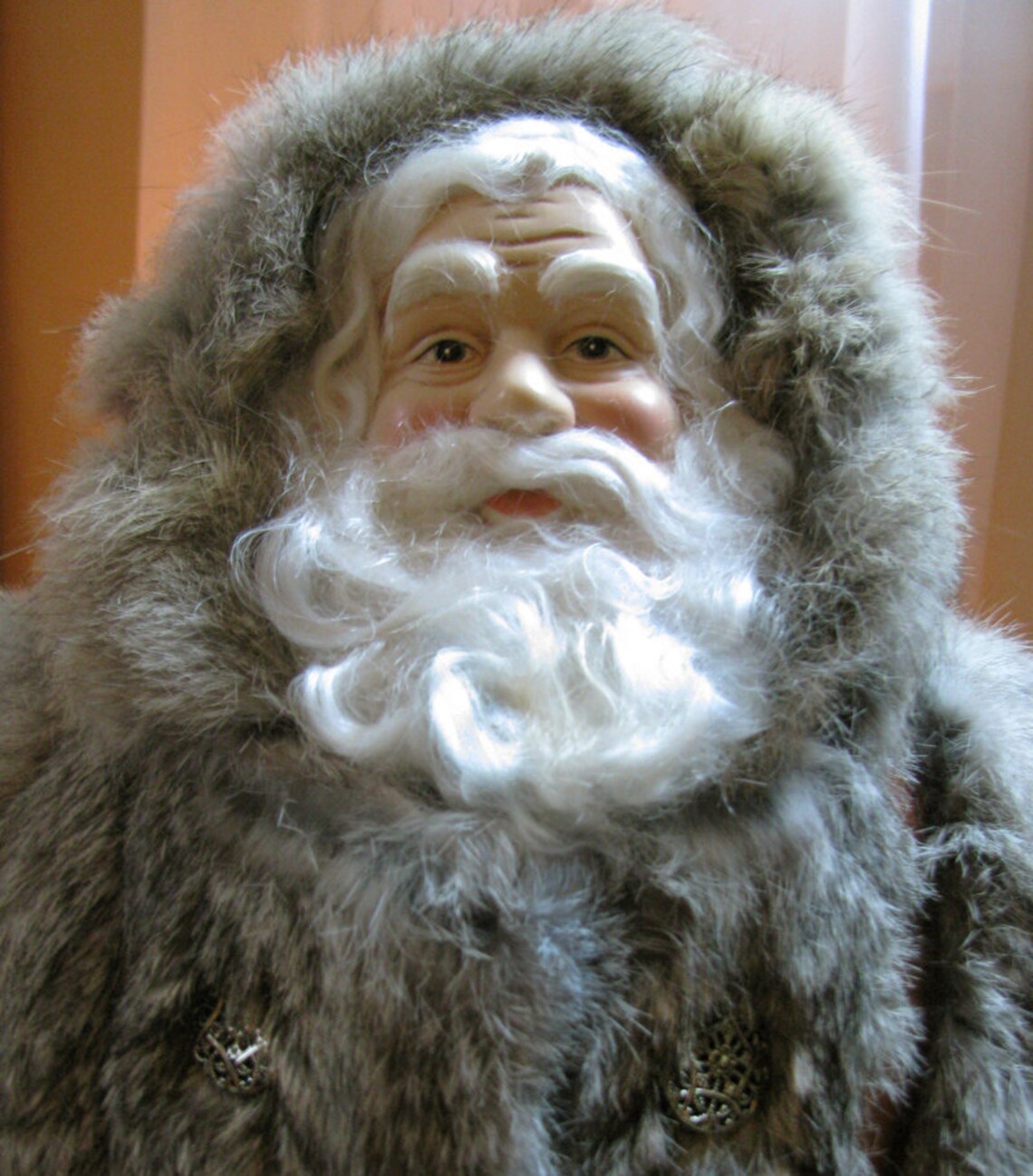 Large Father Christmas Doll Rustic Woodland Santa with Etsy