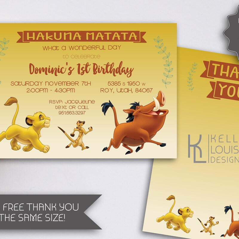 Lion King Printables - Etsy