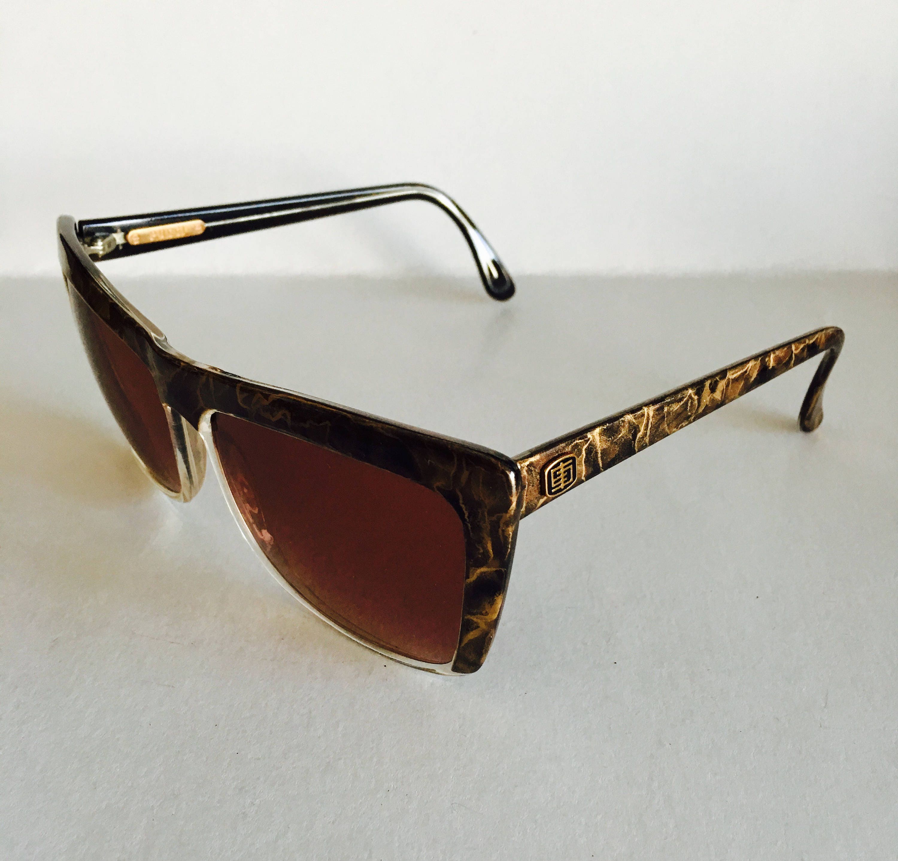 Vintage Emilio Pucci 874-0 EP 38 Crystal Clear and Brass  display picture 3