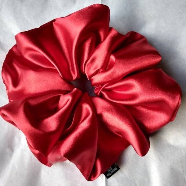 Christmas Red Scrunchies XXL Scrunchie 9" Diameter Gigantic Scrunchies Jumbo Scrunchies Hair Jewelry Spend 35.00 and get FREE shipping!