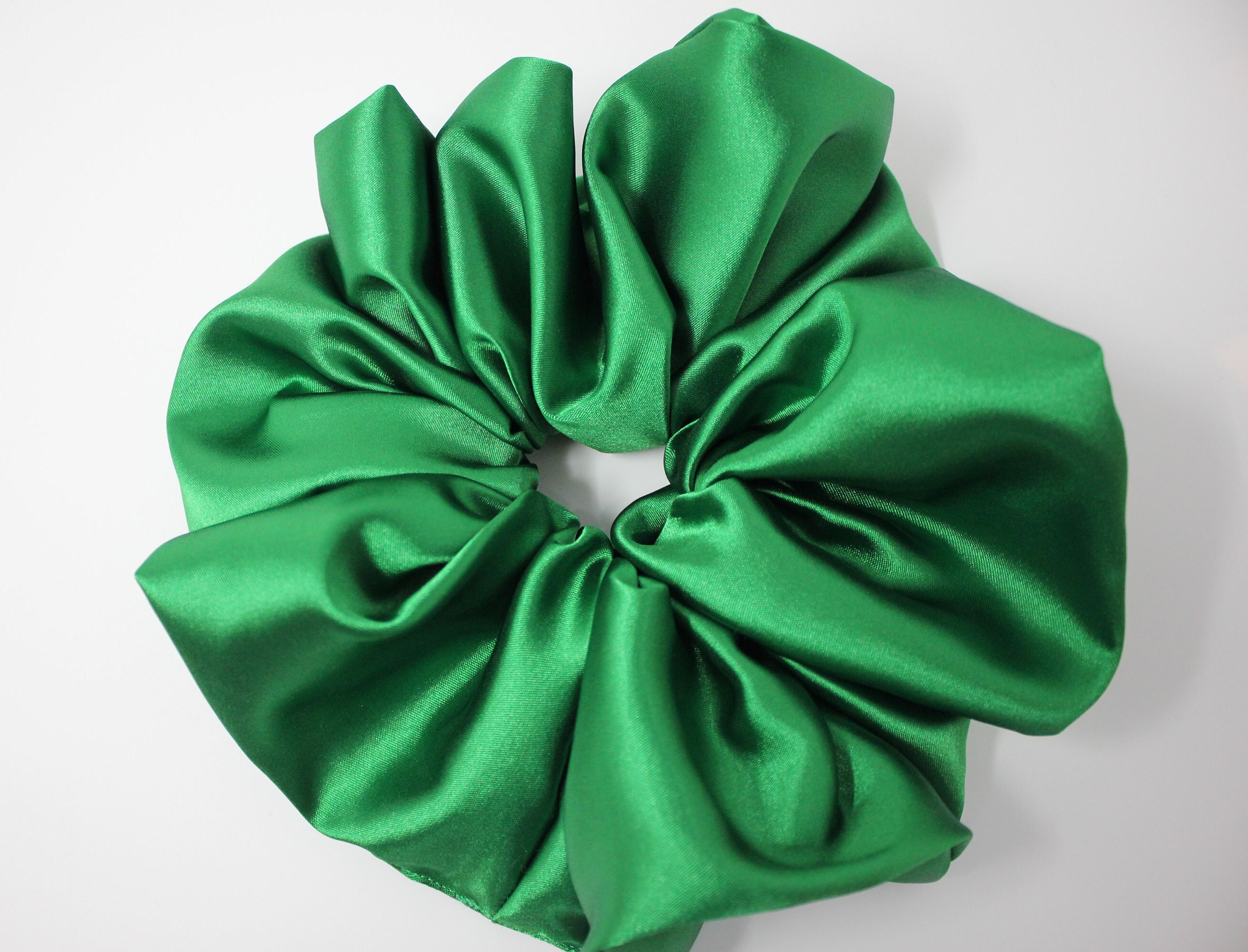 【GANNI 】 Scrunchie Satin Ballerinas Kelly Green S1984-801 Ganni Scrunchie Ballerina Flats - Kelly Green | Garmentory