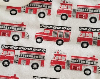 Firetrucks Flannel Heating Pad Cover