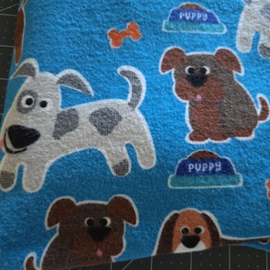 Flannel Heating Pad COVER Dogs - Puppys