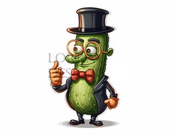 Mr Pickle PNG DOWNLOAD Pickle labels, stickers,