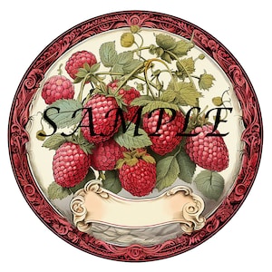 Editable Jam Labels - Homemade Jams and Preserves - Digital Download - Professional Jam Labels - Unique - Rustic - Vintage Design