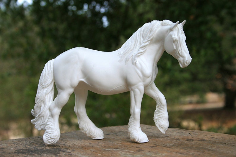 Beloved Shire Resin Model Horses Sculpture Figurine UNPAINTED Etsy