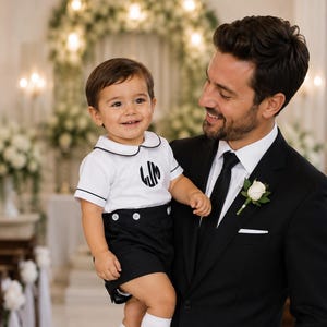 Ring Bearer - Baby Boy Formal Wear - Toddler Boy Wedding Outfit - Baby Boy Easter Outfit by Zuli Kids 292854