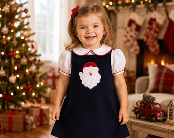 Girls Christmas Dresses - Toddler Christmas Outfit - Girl Christmas Dress - Toddler Christmas Dress - Santa Dress Toddler Girl 293206