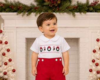 Baby Boy Christmas Outfit - Boys Christmas Outfit - Baby Boy Christmas - My First Christmas Outfit -Toddler Christmas Outfit 294724