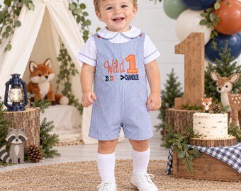 The Wild ONE - Wild ONE Birthday - Boys 1st Birthday Outfit - Jungle Party - Jungle Outfit - 1 Year Birthday Outfit  293531