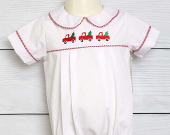 Baby Boy Christmas Outfit, Baby Boy First Christmas Outfit, Christmas Baby Boy Outfit, Baby Boy Christmas Romper, Zuli Kids  291896