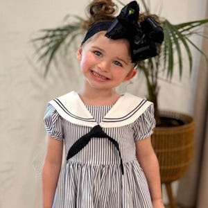 Sailor Dress for Girls, Girls Sailor Dress, Baby Girl Sailor Outfit, Baby Girl Sailor Outfit, Little Girls Dresses, Sailor Dress,  295385