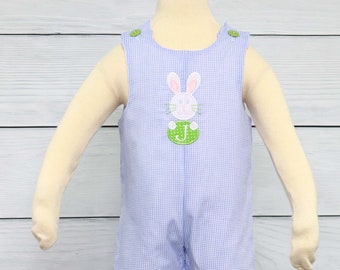 Easter Bunny Romper for Boy, Babys First Easter, Boys Easter Outfit, Baby Boy Easter Outfit, Toddler Boy Easter Clothes 291776