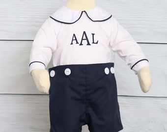 Baby Boy Wedding Outfit, Baby Wedding Outfit, Baby Boy Wedding, Baptism Outfit Boy, Baby Boy Wedding Romper, Christening Outfit,  292725