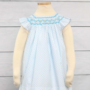 Smocked Dress, Baby Girl Smocked Dress, Girls Summer Dress, Toddler Sundress, Smocked Summer Dress, Smocked Dress, Zuli Kids 412868 - BB071