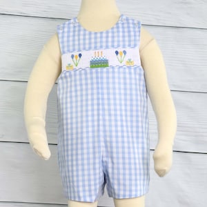 Gesmokte feestvarken, feestvarken gesmokt, jongen gesmokte verjaardag, gesmokte verjaardagsoutfit, jongen gesmokte outfit, Zuli Kids 412837-DD221