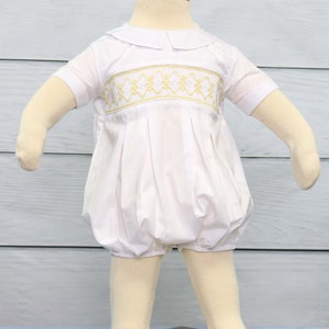 Baby Boy Smocked romper, Boys Smocked Bubbles, Smocked Outfits, Boys Bubble Outfit, Boys Bubble Suit Smocked, Zuli Kids 412516- BB062