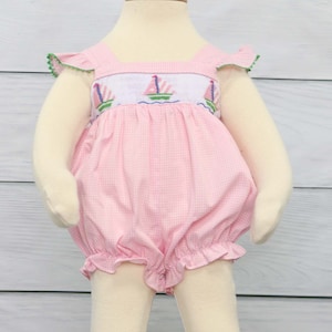 Smocked Bubble, Baby Bubbles, Made in England, Smocked Bubble Baby Girl, Little English, Smocked Beach Outfits, Zuli Kids 412542 - BB066
