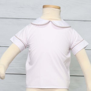 Baby Boy Dress Shirts, Boys Peter Pan Collar Shirt, Peter Pan Collar, Boy Peter Pan Collar Shirt, Baby Shirts, Toddler Boy Shirts 293171