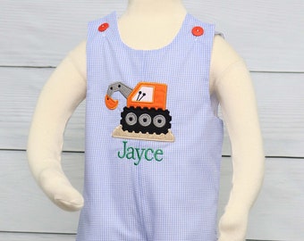 Cake Smash Outfit Boy Construction, Baby boy First Birthday Outfit, Construction Romper, Construction Birthday Outfit, Zuli Kids 292969