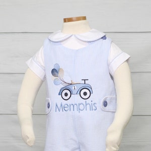 Boys First Birthday Outfit, 1 year old birthday, 1st birthday boy, Classic Car Birthday, Seersucker, One Year Old Birthday, Zuli Kids 295253