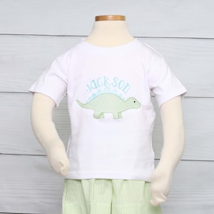 Baby Dinosaur 1st Birthday Romper, Dinosaur Romper Boy, Dinosaur Romper, Dinosaur First Birthday Outfit, Trex,  Zuli Kids  294865