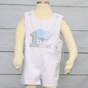 Hot Air Balloon 1st Birthday Outfit, Baby Boy First Birthday Outfit, One Year Old Boy, Oh The Places You'll Go, One Year Birthday, 294041 image 1