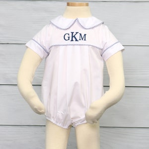 Boys Baptism Outfit, Christening Outfits for Boys, Baptism Romper, Baby Boy Christening Outfit, Boy Baptism Romper, Zuli Kids  292495
