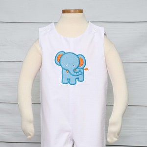 Baby Boy Romper, Baby Boy Clothes, Baby Rompers, Elephant Party, Elephant Birthday, Baby Romper Boy, Baby Jon Jon, Zuli Kids 292579