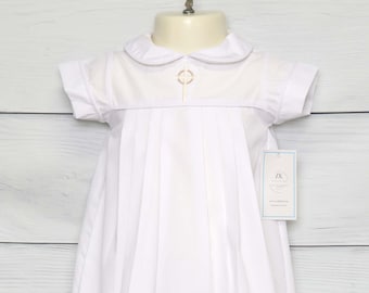 Heirloom Christening Gown, Boy Christening Gowns, Christening Romper, Boys Christening Outfit, Boys Baptism Outfit, Zuli Kids 295188