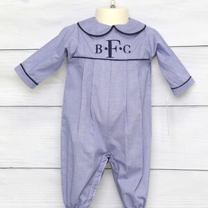 Newborn Boy Coming Home Outfit, Baby Boy Romper, Baby Boy Christmas Outfit, Baby Jump Suit, Boys Bubble Romper, Zuli Kids 293064