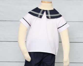 Baby Sailor Outfit, Baby and Toddler Boys Clothes Sailor, Baby Boy Sailor Outfit, Sailor Birthday, Little Boy Sailor Outfit,  292334