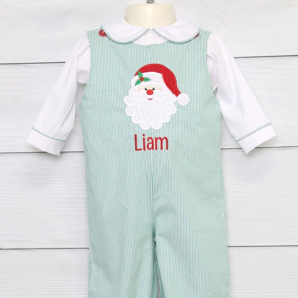 Baby Boy Christmas Outfit, Infant Boy Christmas Outfit, Newborn Christmas Outfit Boy, Boys Christmas Outfit,  Christmas Romper, 294531