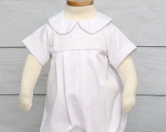 Boys Christening Outfit, Boy Baptism Outfit, Christening Outfits for Boys, Toddler Christening Romper, Baby Boy Dedication 292256