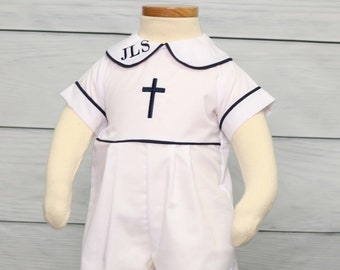 Baptism Outfit for Boy, Baptism Boy Outfit, Baby Boy Baptism Outfit, Boy Christening Outfit, Boy Baptism Outfit, Boy Baptism Romper 293141