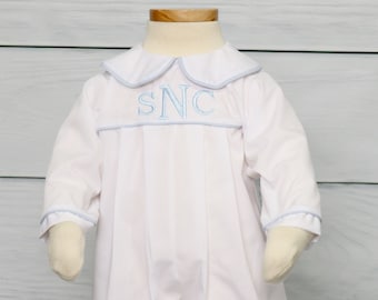 Boys Christening Outfit, Boys Baptism Outfit, Christening Outfits for Boys, Toddler Christening Romper 292684