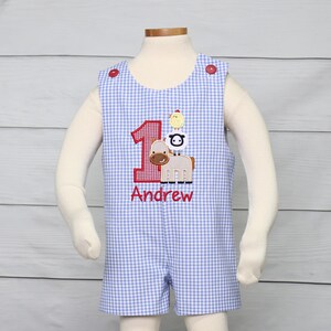 Verjaardagsfeestje boerderij, outfit eerste verjaardag jongen, verjaardag boerderijthema, outfit 1e verjaardag jongen, babyrompertjes, Zuli Kids 293135