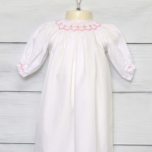 Christening Gown, Baptism Dress, Baptism Dress for Baby Girl, Baby Dedication Dress, Baby Girl Baptism Dress, Newborn Smocked Dress, CC009