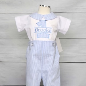 Baby Boy One Year Birthday Outfit, First Birthday Boy, Personalized Baby Boy Outfit Theme, Cake Smash Outfit Boy,   Zuli Kids 295012