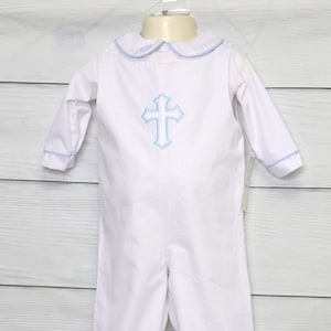 Boys Baptism Outfit, Baby Boy Baptism Outfit, Boy Baptism Outfit, Baptism Outfit Boy, Boys Christening Romper, Christening Romper, 292721