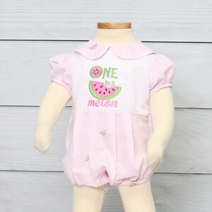 One in a Melon Romper, One in a Melon First Birthday Outfit, Watermelon Romper, Watermelon One Romper, Watermelon Dress, Zuli Kids 294276