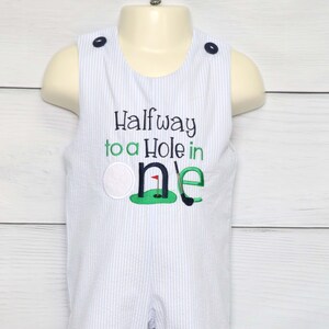 Halber Geburtstag Outfit, Hole in One Geburtstag, Baby Golf Outfit, Baby Boy Golf Outfit, Hole in One Geburtstag Outfit, Golf Jon Jon, 294952