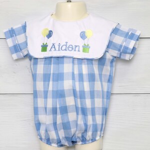 Baby Boy First Birthday Outfit, Baby Boy Romper, Boys First Birthday Outfit, 2nd Birthday Outfit,Boy Cake Smash Outfit, Zuli Kids  294563