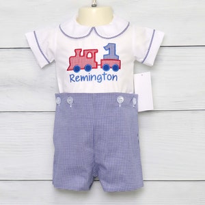 Baby Train Birthday, 1st Birthday Boy Outfit, 1st Birthday Boy Outfit Train, Baby Boy 1st Birthday Outfit, Zuli Kids 292917